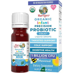 MARYRUTH'S Organic Infant Colic Support Probiotic Liquid Drops, 30 Servings | Digestive Health, Colic Calm, Occasional Colic Baby Relief, USDA Organic, Vegan, Baby Essentials, 30 Servings