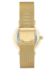 Anne Klein Women's Glitter Accented Mesh Bracelet Watch