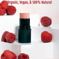 Best Organic 100% Natural Vegan Gluten-Free Cream Blush Stick Cheek Tint, Made in USA by BaeBlu, Blush