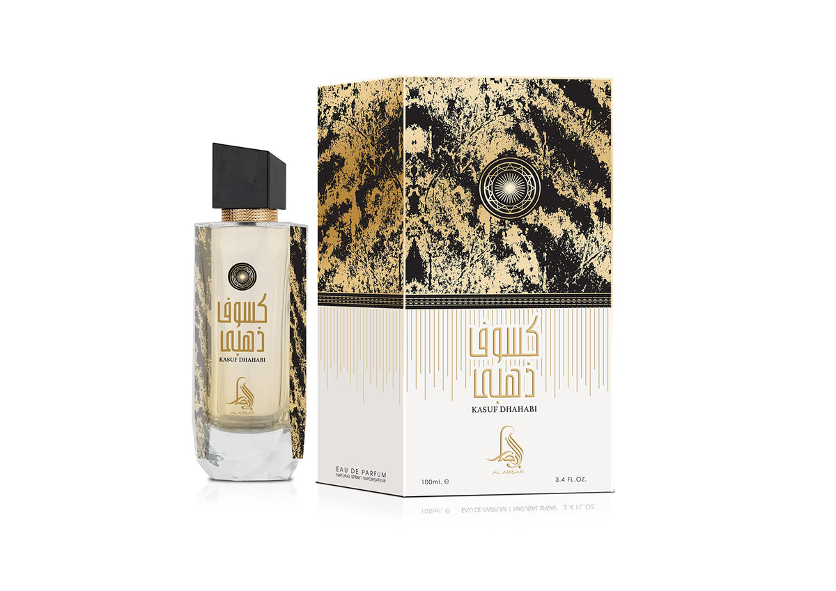 Al Absar Kasuf Dahabi Perfume 100ML - EDP - Luxurious Oriental Fragrance with Floral Harmony and Golden Elegance