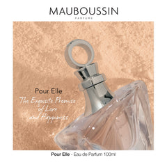 Mauboussin - Pour Elle 100ml (3.3 Fl Oz) - Eau de Parfum for Women - Floral & Fruity Scents