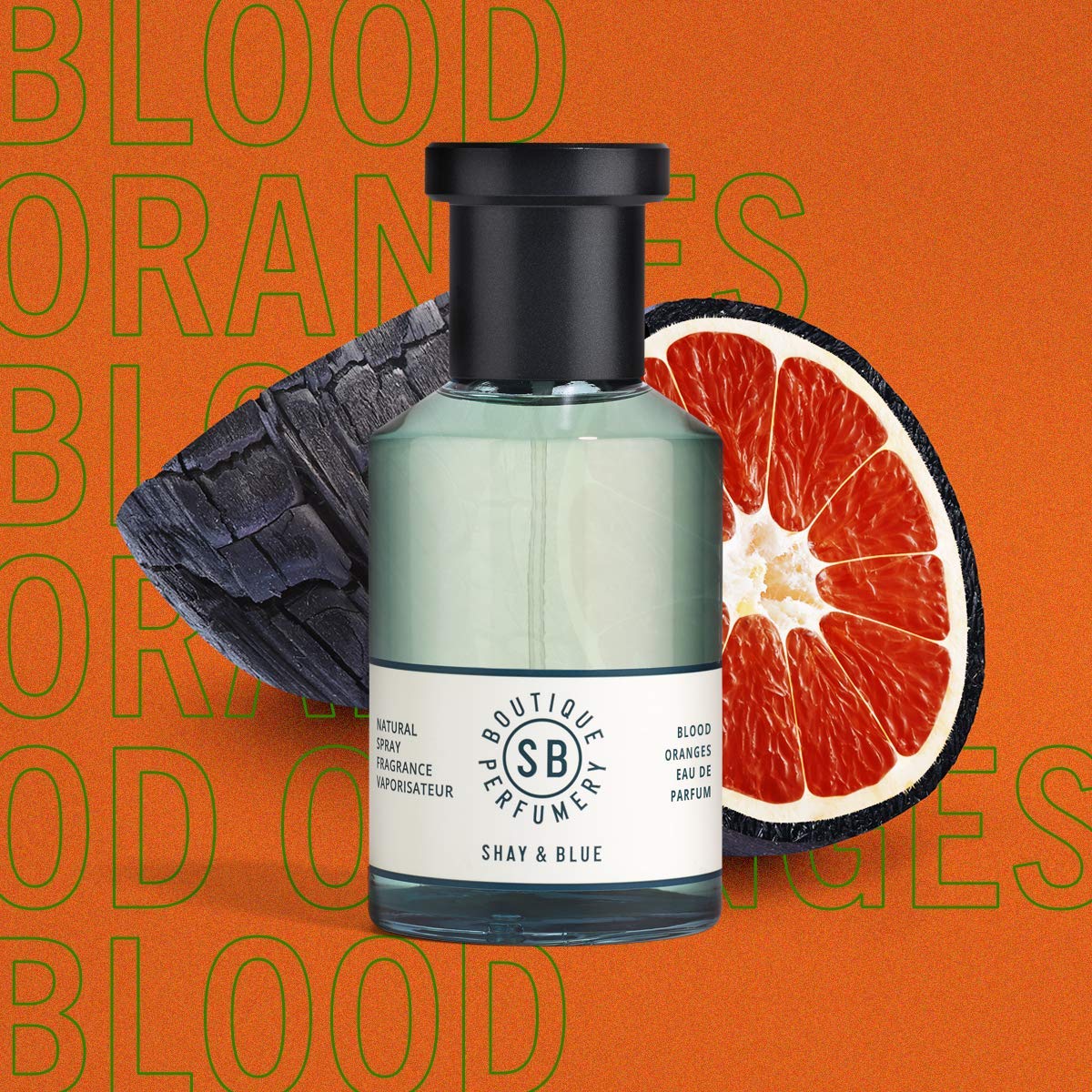 SHAY & BLUE SHAY & BLUE Natural Spray Fragrance Fresh Blood Oranges with Charred Wood and Amber,citrus,100.0 millilitre