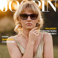 Joopin Square Polarized Sunglasses for Men Women, Classic Retro Sun Glasses UV400 Protection Driving Fishing