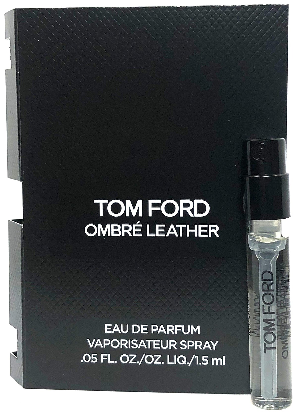 Tom Ford Ombre Leather Eau De Parfum Spray Vial For Men 0.05 Oz / 1.5 ml Sample Size