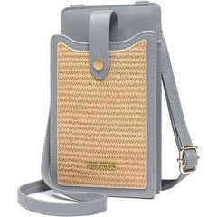 Valentoria Women's Crossbody Bag , Small Leather Shoulder Purse with Card Wallet and Lanyard Case
