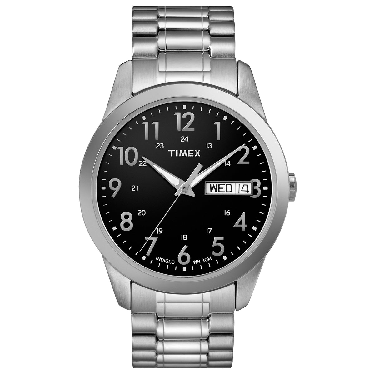 Timex Men's South Street Sport 36mm Watch Box Set - Silver-Tone/Black