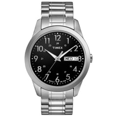 Timex Men's South Street Sport 36mm Watch Box Set - Silver-Tone/Black