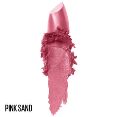 Maybelline Color Sensational Lipstick, Lip Makeup, Cream Finish, Hydrating Lipstick, Pink Sand, Pink,1 Count