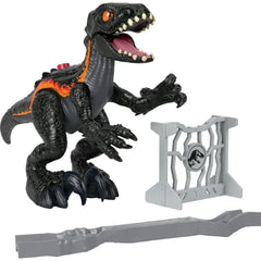 Fisher-Price Imaginext Jurassic World Dinosaur Toy Indoraptor with Scratching Action & Accessories for Pretend Play Kids