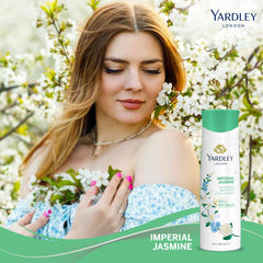 Yardley London Imperial Jasmine Body Spray For Women, Floral Scent With Jasmine And Orange Blossom Fragrance, 200 Ml