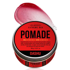 DASHU Red Pomade for Men – Korean High-Shine, Strong Hold Water-Based Hair Wax & Edge Control