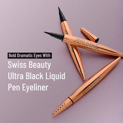 Swiss Beauty SB-1005 Ultra Black Liquid Pen Eyeliner Golden