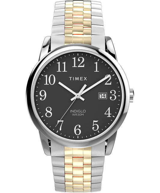 Timex Men's Easy Reader Watch - Two-Tone/Silver-Tone/Black