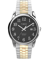 Timex Men's Easy Reader Watch - Two-Tone/Silver-Tone/Black