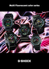 G-Shock Casio GA-100MF-1AJF [ Multi Fluorescent Color Series] Import from Japan New, Black