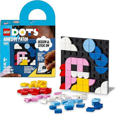 LEGO DOTS Adhesive Patch 41954 DIY Craft Decoration Kit (95 Pieces)