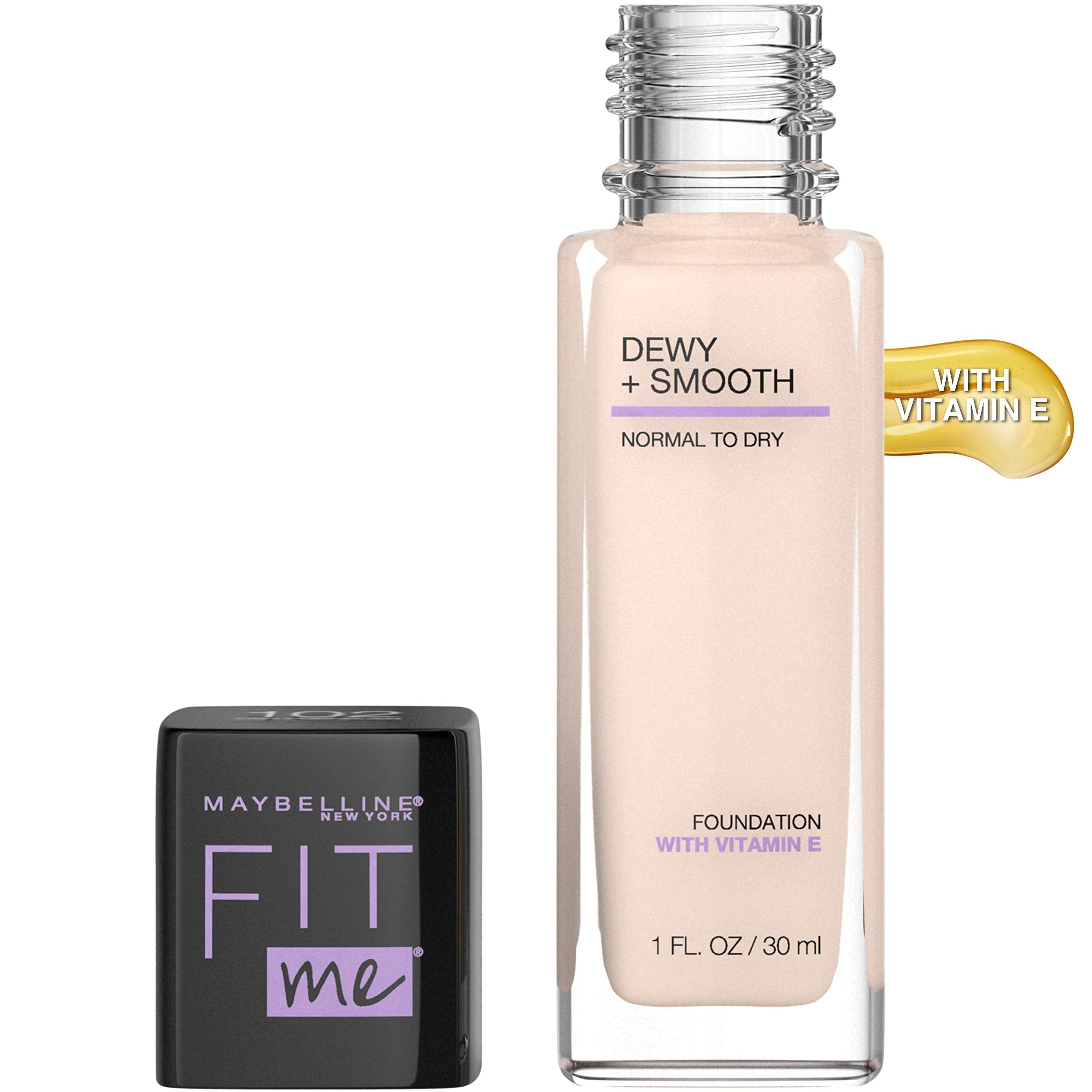 Maybelline New York Fit Me Dewy + Smooth Foundation (Pack of 2)