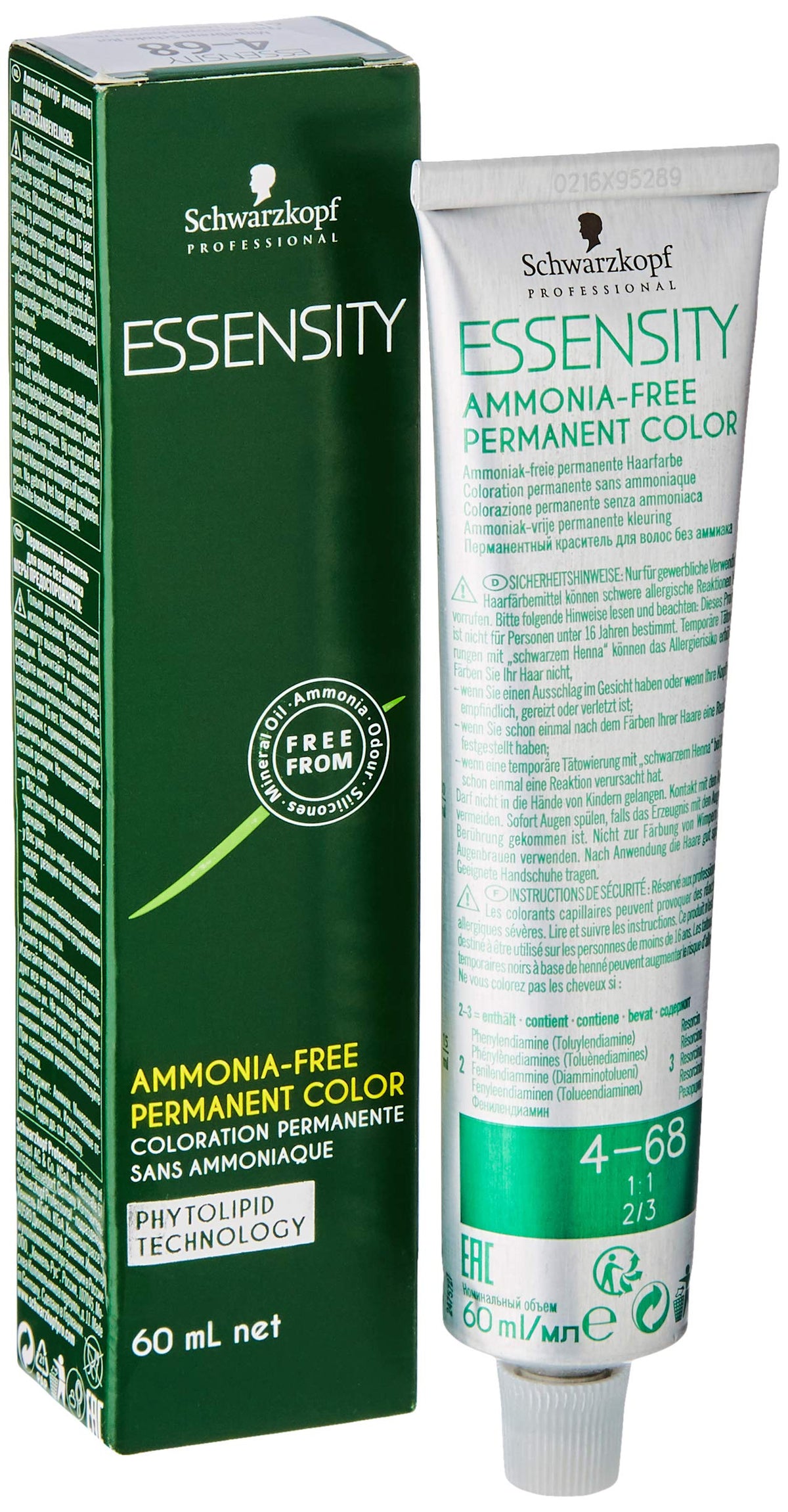 Schwarzkopf Professional ESS 4-68 C. Medio Ciocc. Rosso 60 ml