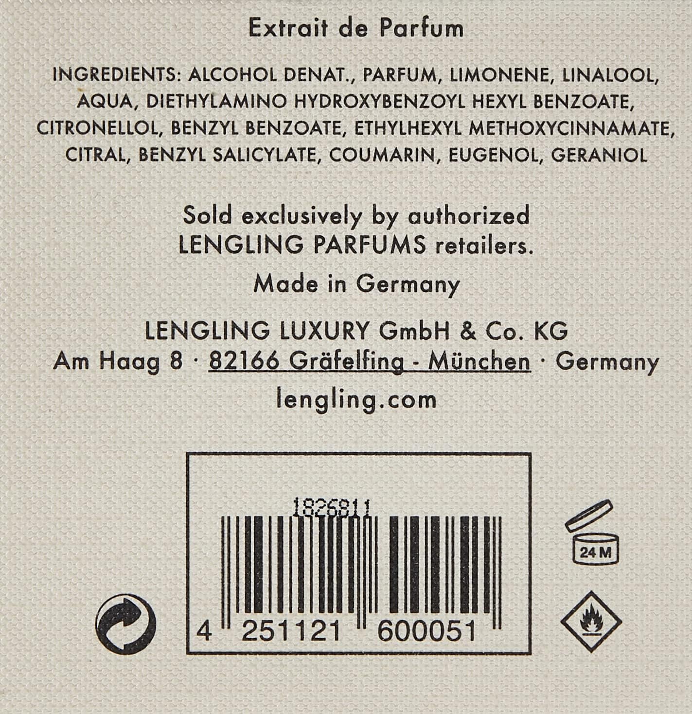Lengling Muncih No.5 Eisbach Extrait De Parfum, 50 Ml
