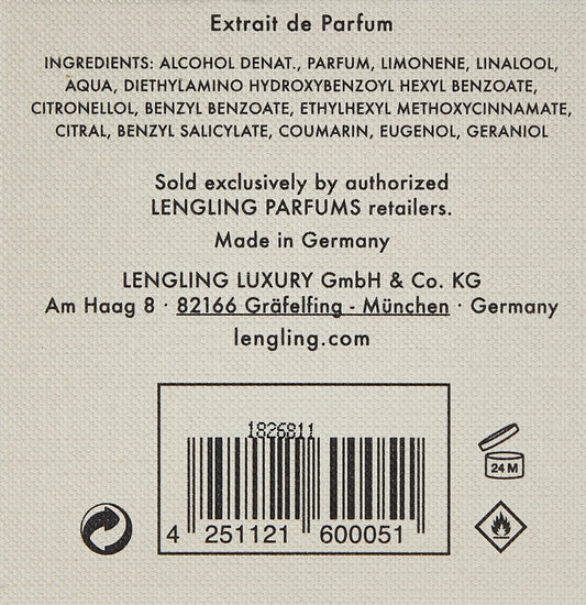 Lengling Muncih No.5 Eisbach Extrait De Parfum, 50 Ml