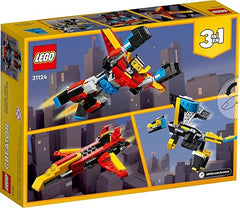 LEGO Creator 3in1 Super Robot 31124 Building Toy Set for Kids, Boys, and Girls Ages 6+ (159 Pieces)