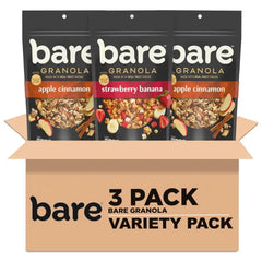 Bare Granola Cereal Variety Pack, 11 oz Bags (Pack of 3)