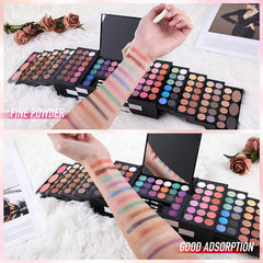 UNIFULL MISS ROSE M Professional Makeup Kit for Women Full Kit,kit de maquillaje,All In One Makeup Gift Set for Teens,Include 142 Color Eyeshadow 3 Color Blush 3 Color Eyebrow Powder