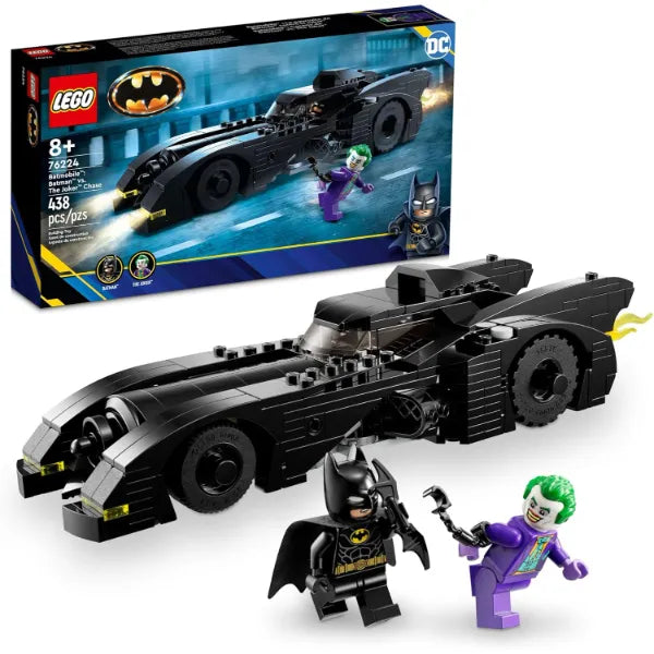 Lego DC Batmobile: Batman vs. The Joker Chase 76224 Building Toy Set, This DC Super Hero Toy Features Batman's Iconic Vehicle with Weapons and a Minifigure Compatible Cockpit, DC Gift for 8 Year Olds
