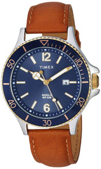 Timex Men's Harborside 42mm Watch - Tan/Blue