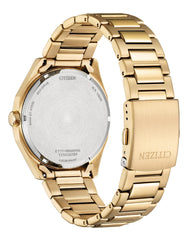 Citizen Eco-Drive Gold Stainless Steel Men's Watch BM7603-82P