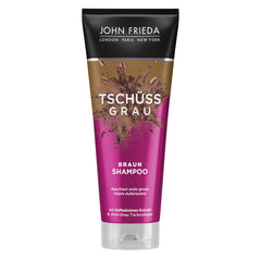 John Frieda Choos Grey Shampoo - Contents: 250 ml - For brown hair - Gradually conceals the first gray hair - For a natural color