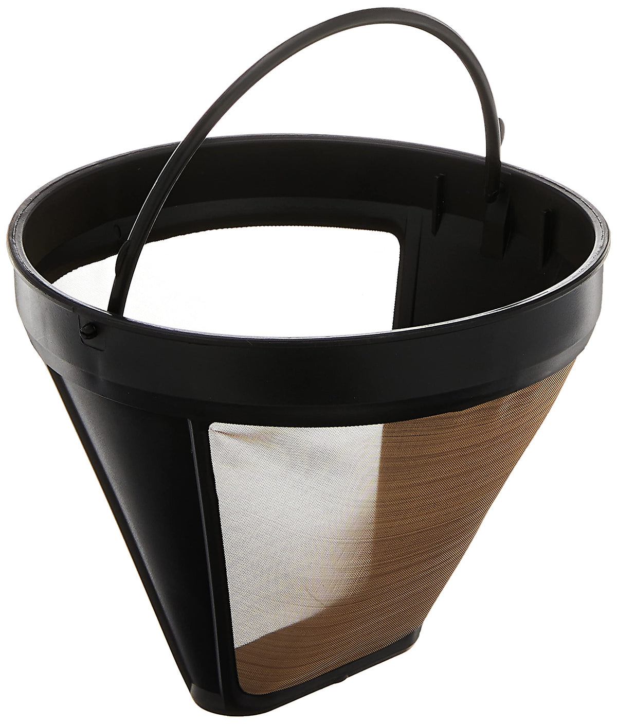 Braun Gold Tone Permanent Coffee Filter, Reusable #4 Cone Shaped, Fits Braun Coffee Makers Series 7 & Series 9, BRSC002
