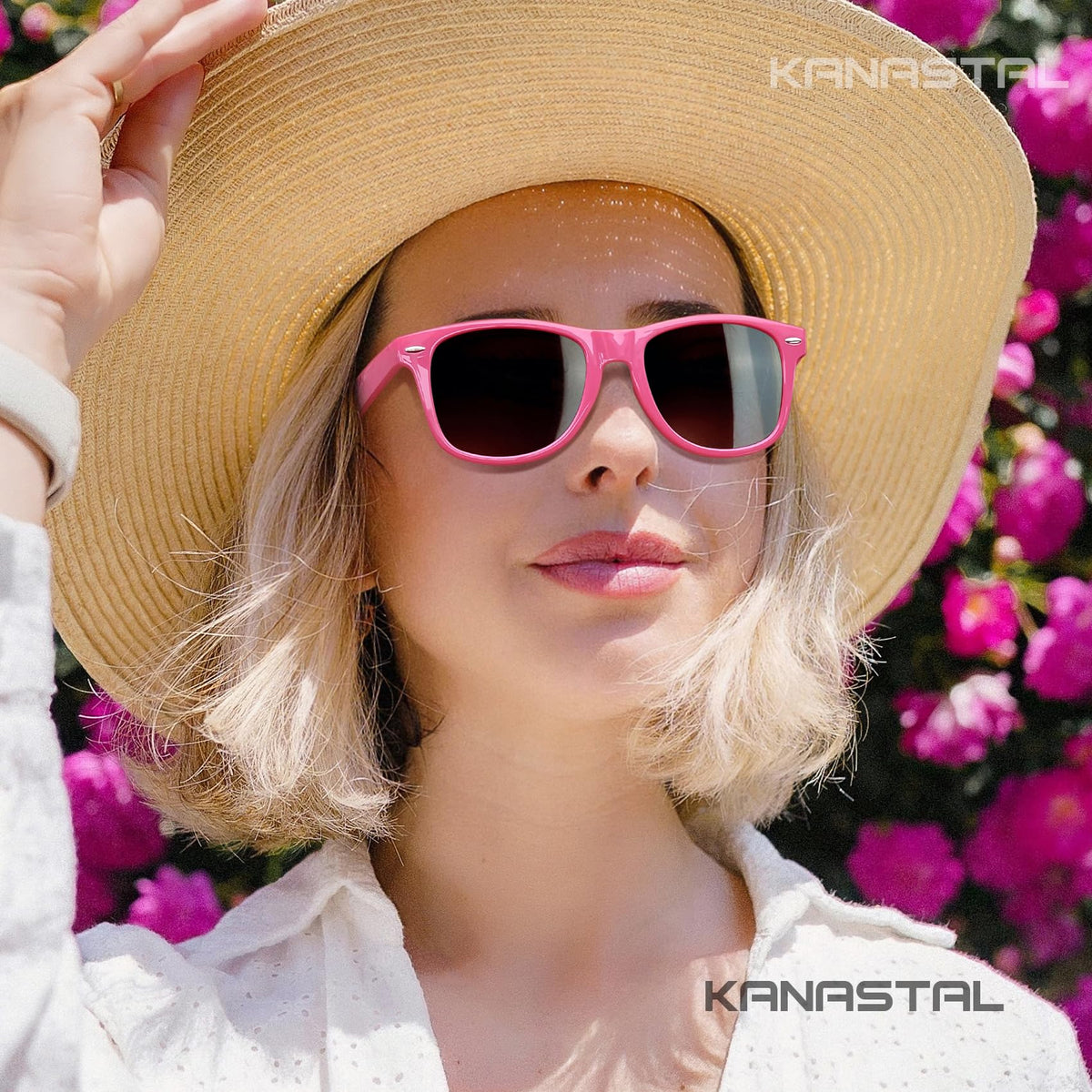 KANASTAL Polarized Sunglasses Men, Fashion Square Sun Glasses Women, Classic Shades for Womens, Driving Fishing Outdoor 100% UV400 Protection
