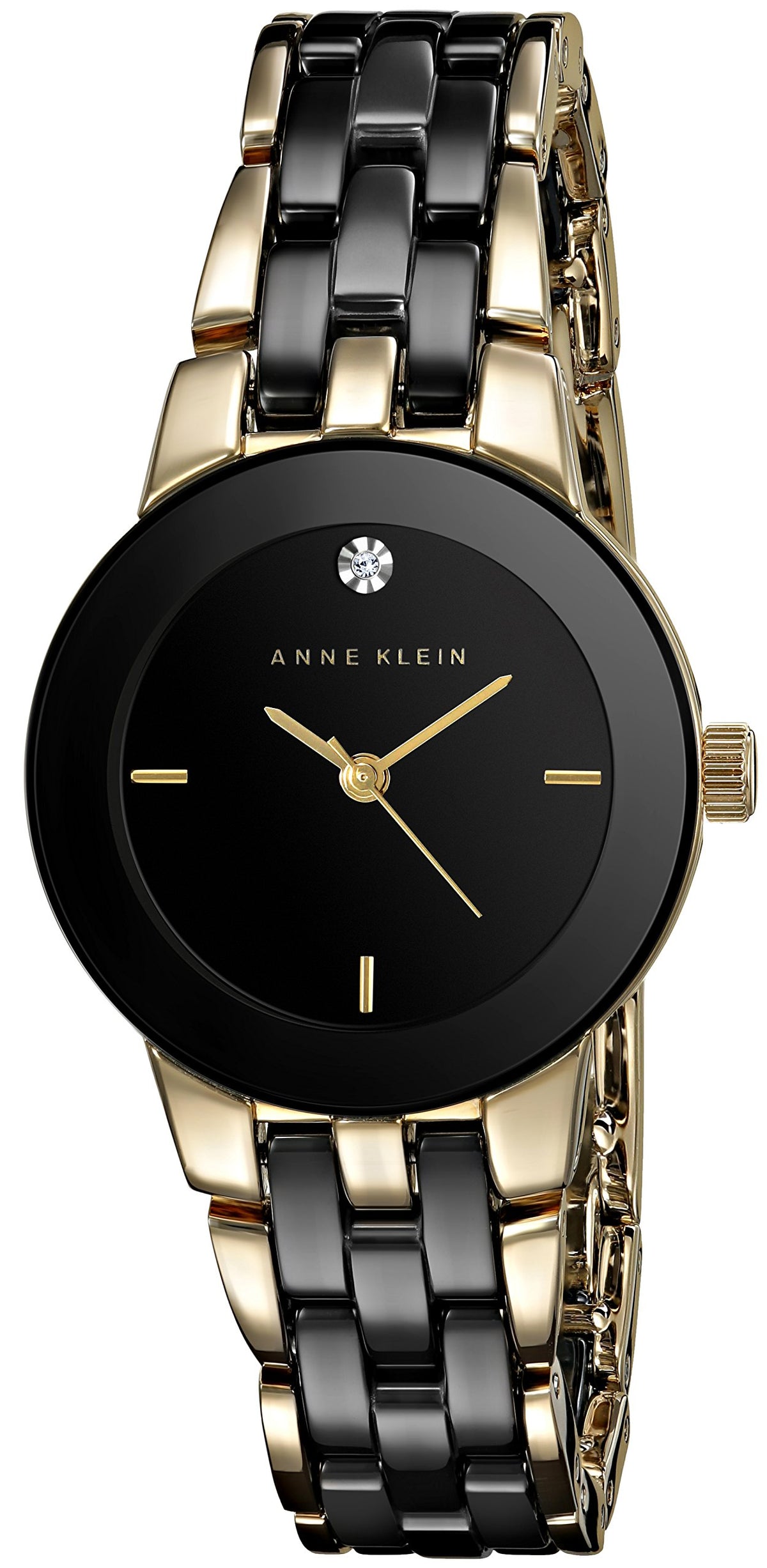 Anne Klein Women's North Classics Quartz Watch with Analog Display and Ceramic Bracelet