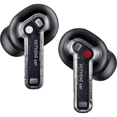 Nothing Ear Wireless Earbuds Bluetooth, 45dB Hybrid Smart ANC Earbuds, 11mm Deep Bass Boost, Hi-Res Audio with LDAC & LHDC 5.0, 6 Mics Call, 40.5H Playtime with Fast Charging Case, ChatGPT Supported