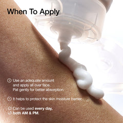 ANUA 3 Ceramide Panthenol Moisture Barrier Cream, Hydrating Face Moisturizer for Normal Skin, Panthenol, Ceramide, Centella for Skin Barrier Non Comedogenic, Korean Skincare (100ml/ 3.38 fl. oz.)
