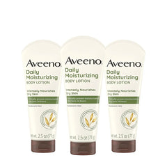 Aveeno Daily Moisturizing Body Lotion, Gentle Lotion Nourishes Dry Skin With Moisture & Daily Moisturizing Body Wash, 2 Ounce