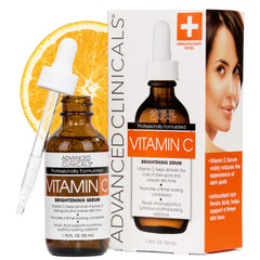 Advanced Clinicals Vitamin C Anti-Aging Serum for Dark Spots, Uneven Skin Tone, and Prominent Lines. 1.75 oz