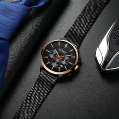 CURREN 8340 Man Watch Man Sport Watch Man Waterproof Outdoor Wristwatch Man Watch Man Chronograph Quartz Business Watch Male Watch for Men