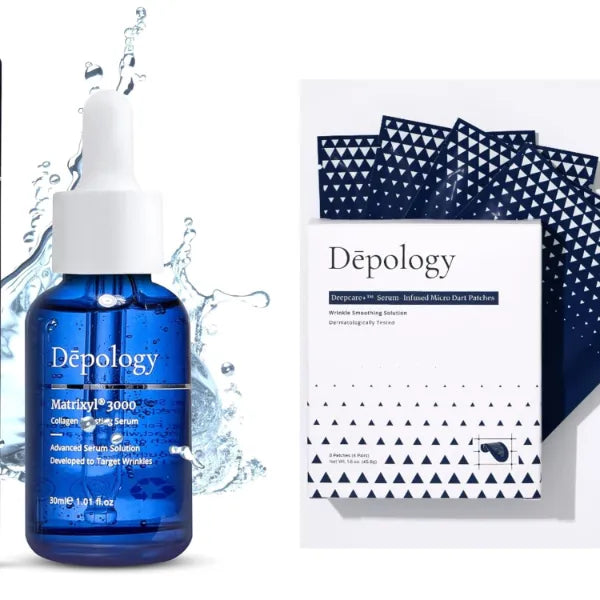 Depology MATRIXYL 3000 Serum, Deepcare+ Serum-Infused Micro Dart Patche