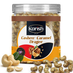 Karish Cashew Dragee Caramel 180g - Crunchy Sweet Nut Snack - Premium Gourmet Snack & Gifting Delight