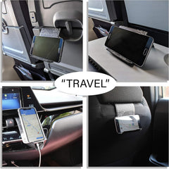 SWIUKPHE Airplane Travel Essentials for Flying Flex Flap Cell Phone Holder & Flexible Tablet Stand for Desk, Bed, Treadmill, Home & in-Flight Airplane Travel Accessories, Travel Cool Gadgets