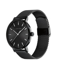 Calvin Klein MODERN MESH Men's Watch, Analog - Metallic Black