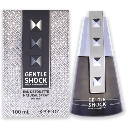 New Brand Gentle Shock EDT Spray for Men- 3.3 oz