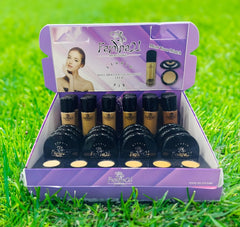 Famina21 Radiant Glow Foundation & Compact Powder Set - 6 Shades of Flawless Perfection