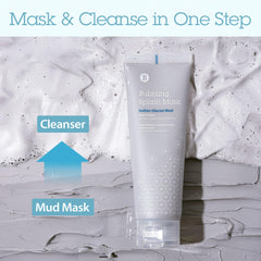 Blithe Bubbling Splash Mask Indian Glacial Mud, 120 ml - Deep Foam Pore Cleansing Mud Bubble Mask, K Beauty Exfoliating, Dead Skin Removal, Korean Skincare Nourishing and Revitalizing Foam Mask