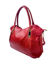 Purses and Handbags for Womens Top Soft Satchel Shoulder Tote Bags Wallets - Red