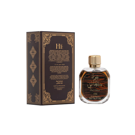 Hi Perfume Oud Sultani EDT Unisex Perfume - 100ml