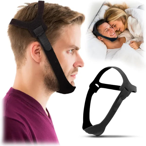 ATAVYST Anti Snoring Chin Strap – CPAP Compatible Airflow Jaw Strap for Men & Women, Effective Snoring Solution for Better Sleep