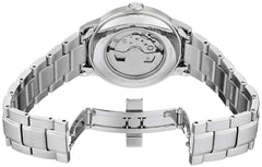 Orient Men's "Helios' Stainless Steel Japanese-Automatic/Hand Winding Open-Heart Display